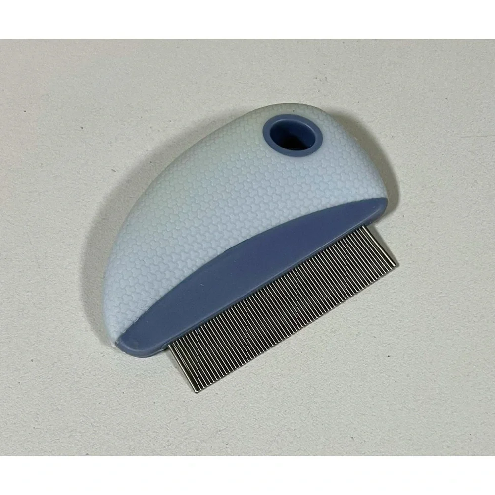 Periwinkle Blue Pet Cats Dogs Comb Brush Hairbrush Brushing Grooming Tool 🪮 #pet